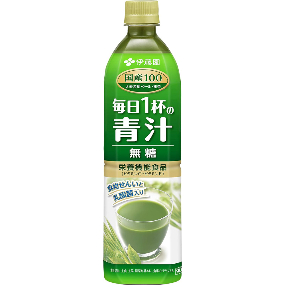 伊藤園 毎日1杯の青汁 無糖 PET 900g×12本【機能性表示食品】　【送料無料】