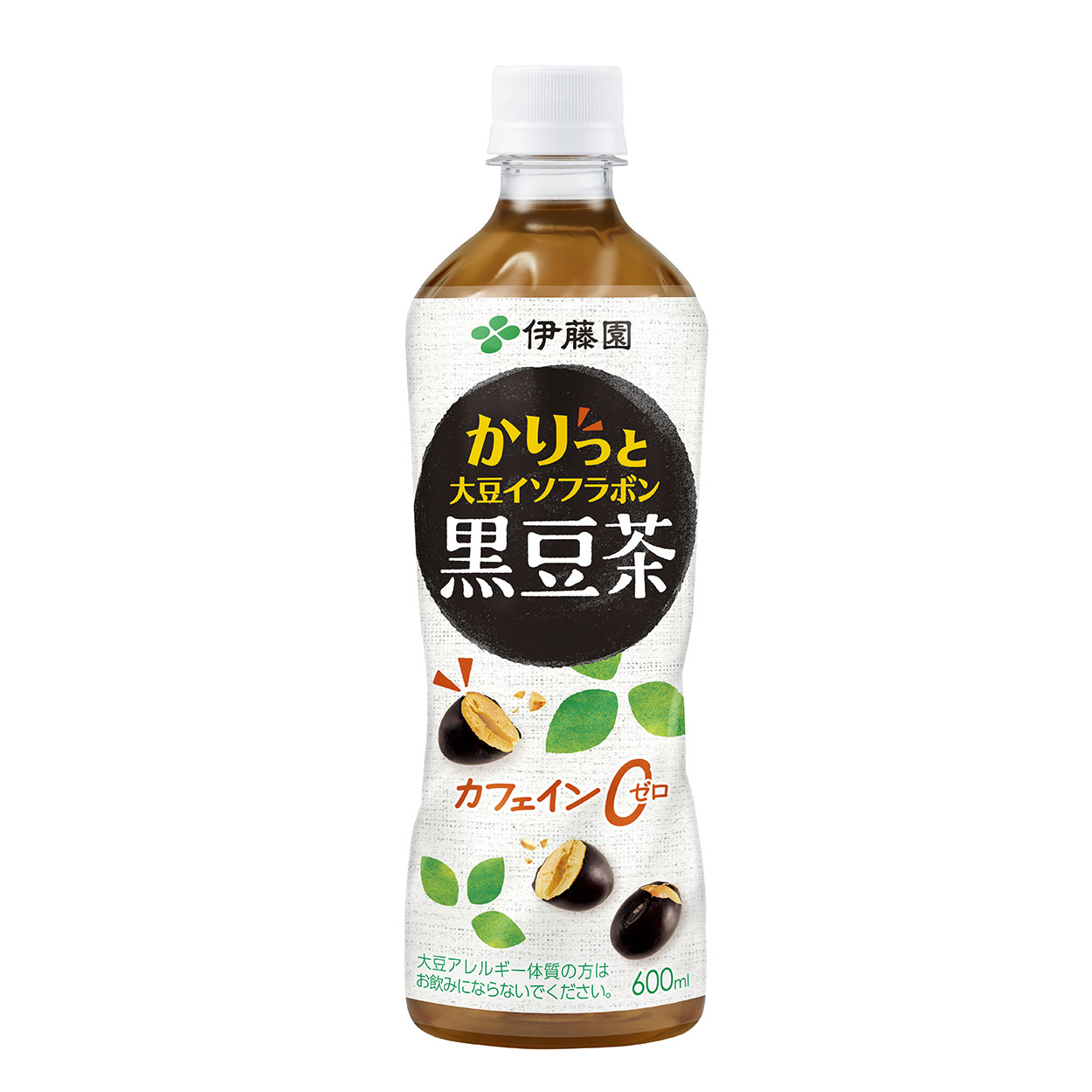 伊藤園 おいしく大豆イソフラボン 黒豆茶 600ml×24本　【送料無料】