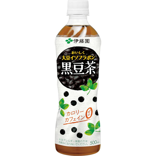 伊藤園 おいしく大豆イソフラボン 黒豆茶 500ml×48本　【送料無料】