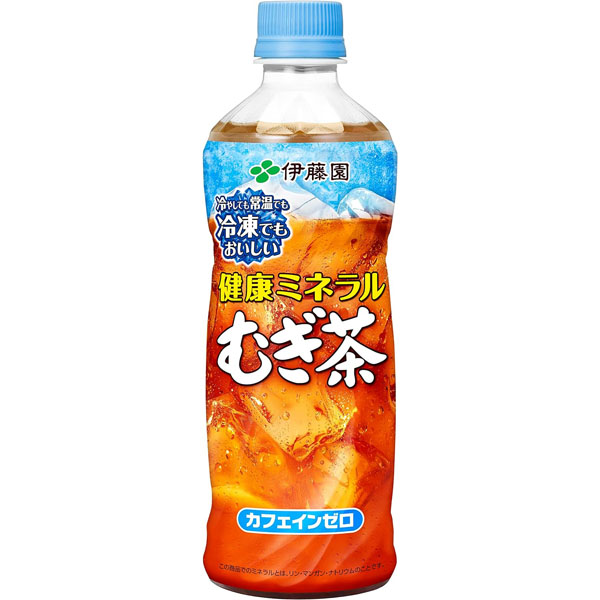 伊藤園 健康ミネラルむぎ茶 PET 485ml （冷凍兼用ボトル）×24本(1ケース)　【送料無料】