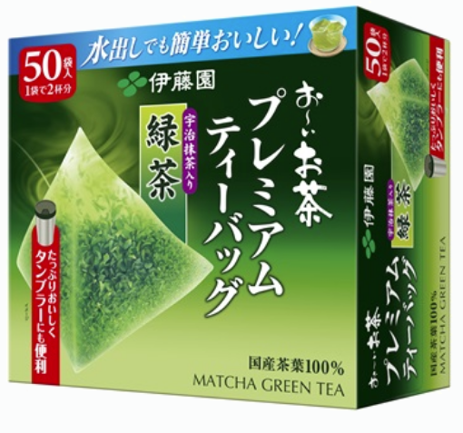 お～いお茶 プレミアムティーバッグ 宇治抹茶入り緑茶 50袋　【送料無料】