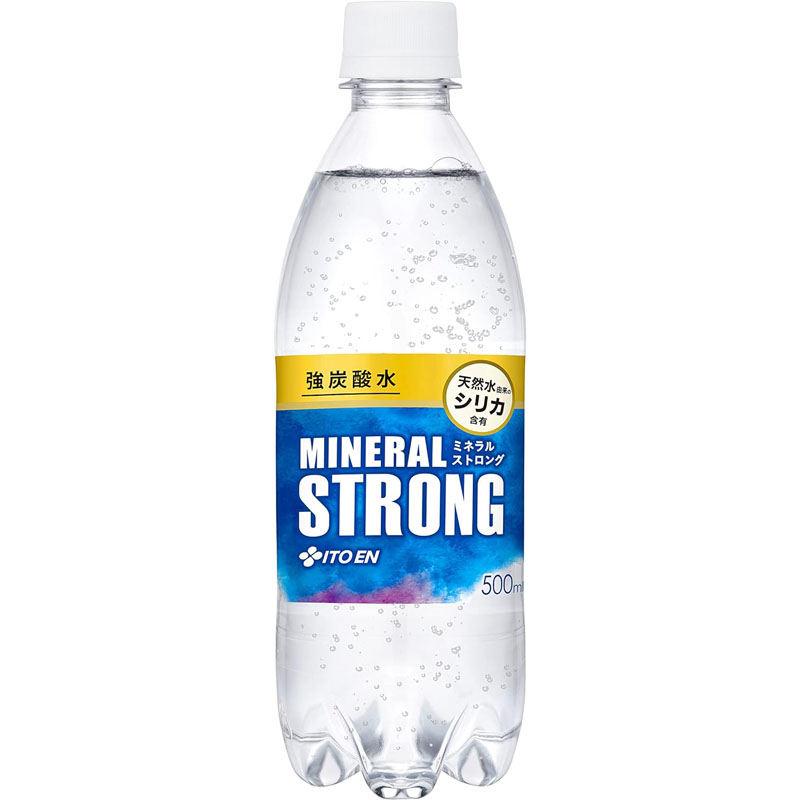 伊藤園 強炭酸水 ミネラルSTRONG　PET 500ml×48本入　【送料無料】